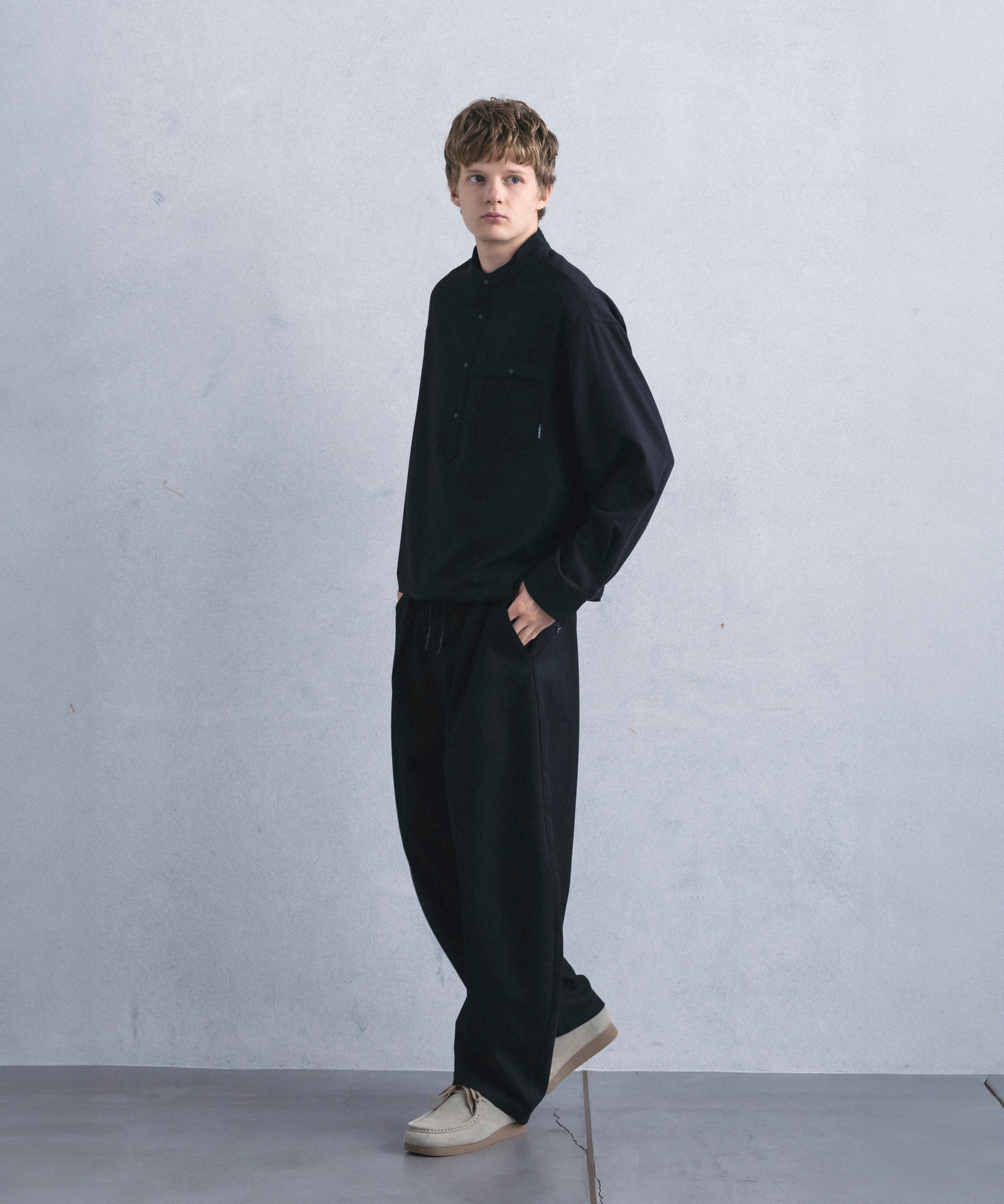 1月中旬お届け予約商品】COCOON SILHOUETTE RELAXED PANTS コクーン