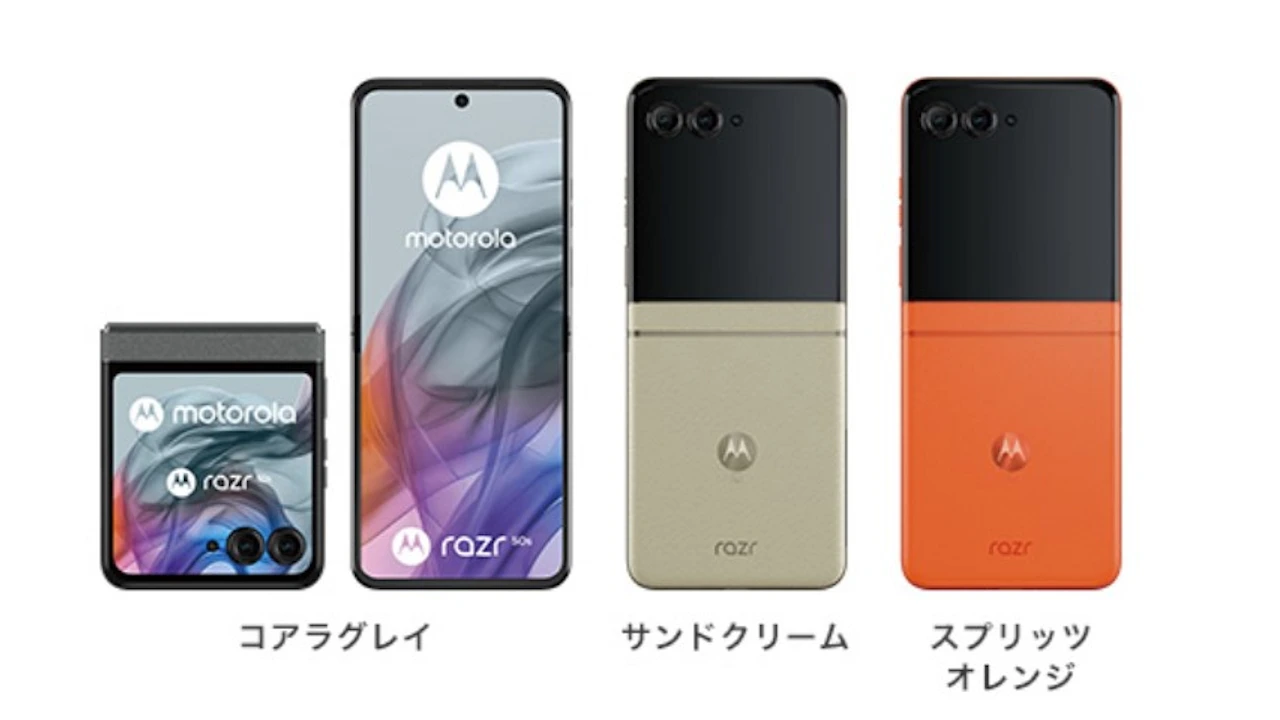 ソフトバンク、大型アウトディスプレー搭載の折りたたみスマホ