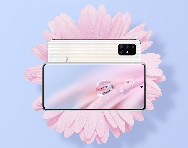 au、Galaxy A51 5G SCG07発表 Snapdragon 765G搭載の6.5インチ5Gスマホ