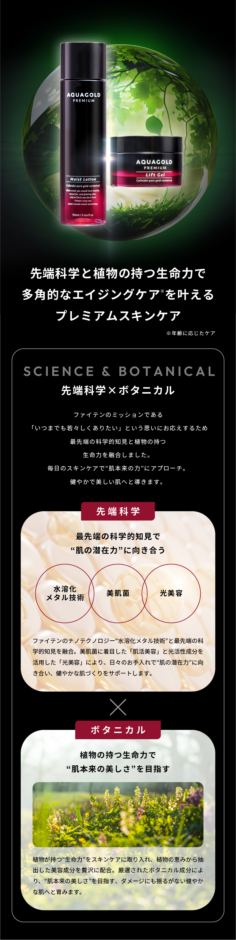 アクアゴールド プレミアムシリーズ｜AQUAGOLD（アクアゴールド