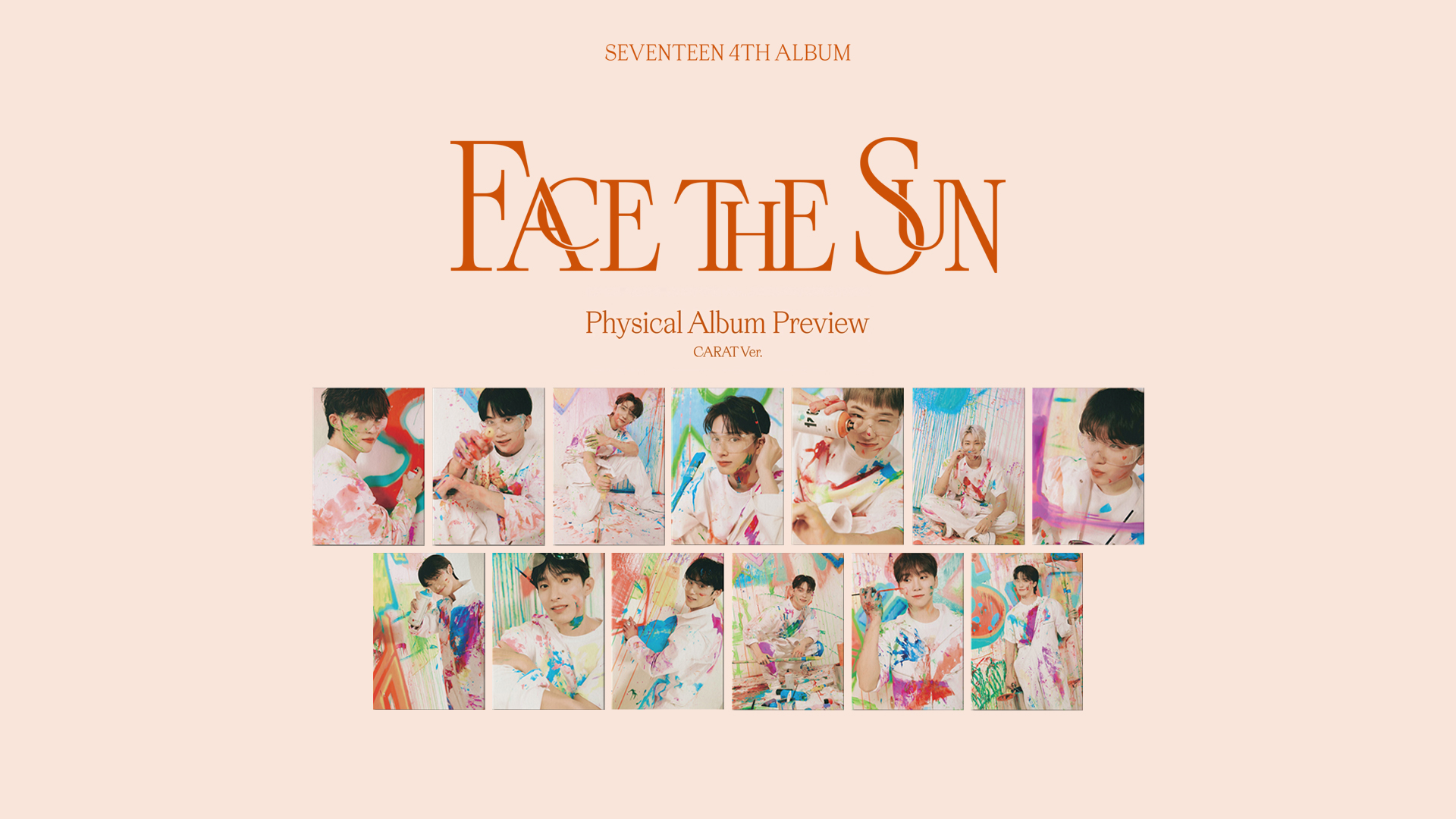 Weverse SEVENTEEN Media - SEVENTEEN (세븐틴) 4th Album 'Face the