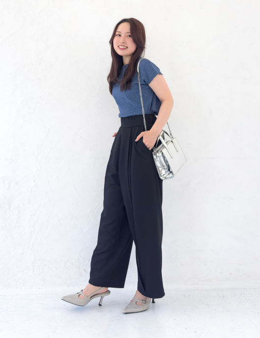 低身長さん専用】ピンタックワイドパンツ| CINEMATIQ by Pinup Closet