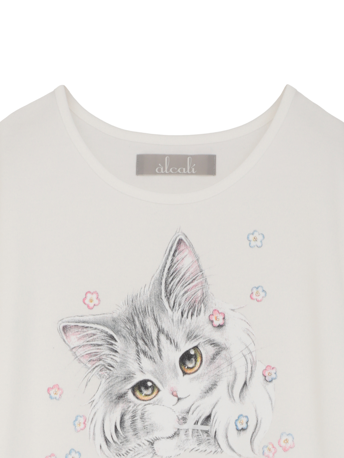 alcali x のこねこ」コラボプリントワンピースB｜ピンクハウス