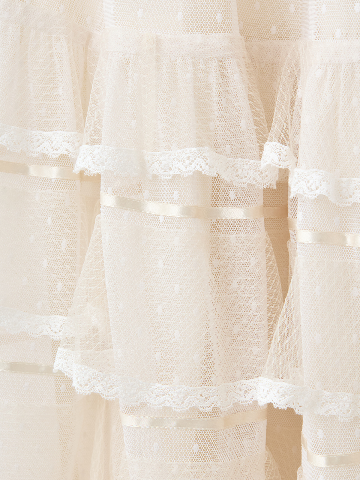 ポルカドットチュールフリル使いスカート｜ピンクハウスオフィシャル