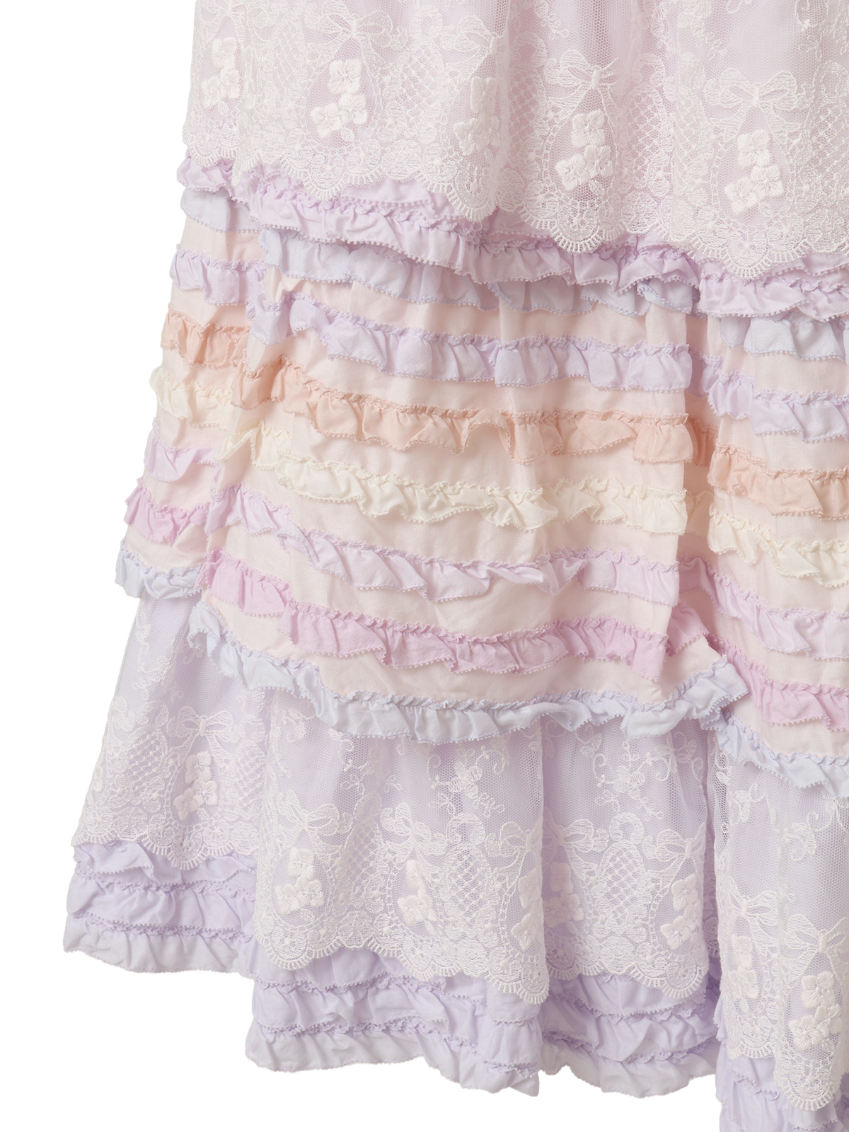 あじさいグラデーションフリルスカート｜ピンクハウスオフィシャル