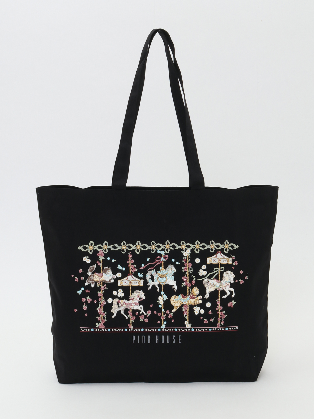 メリーゴーラウンドプリントバッグ｜ピンクハウスオフィシャル