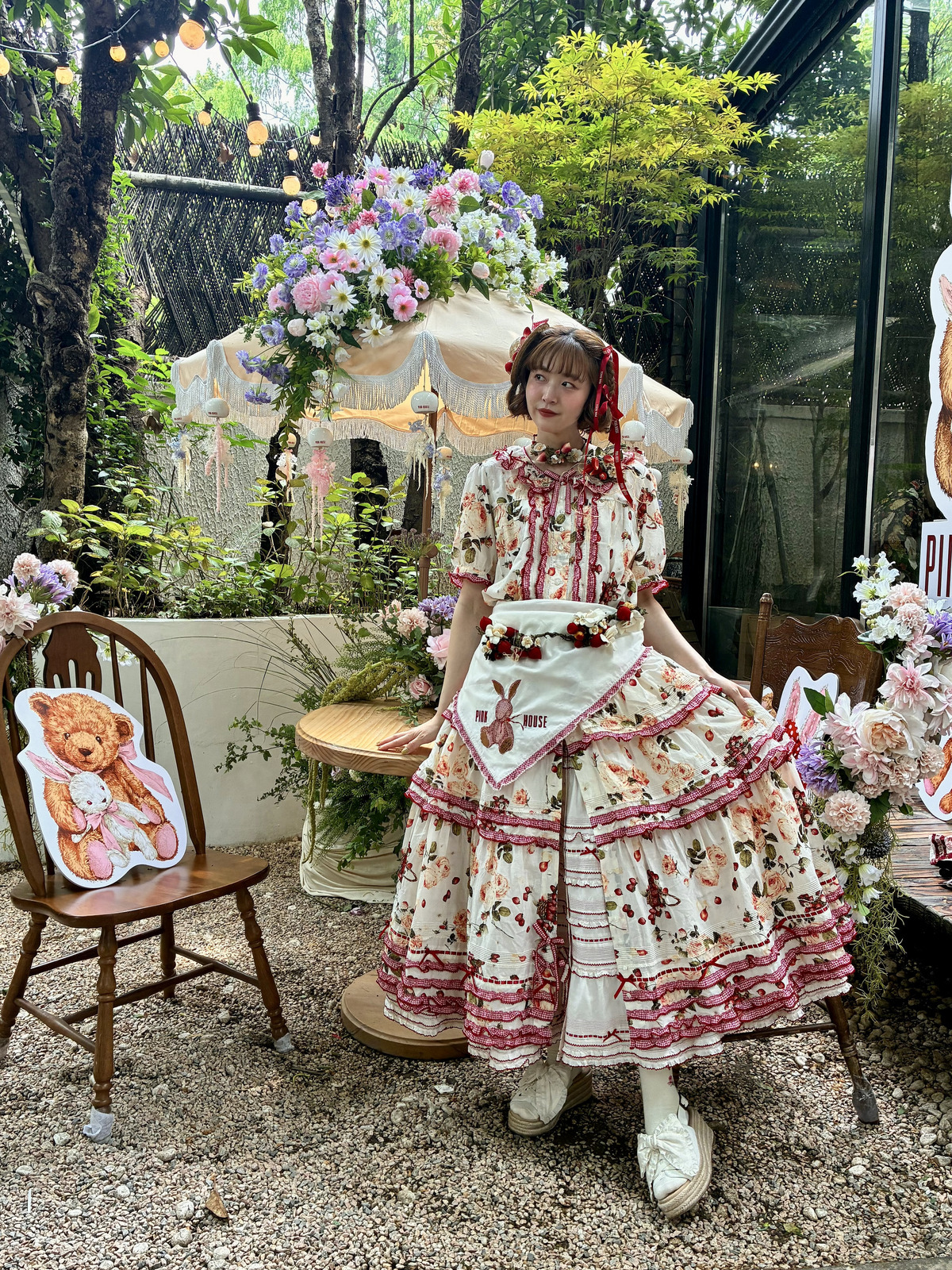 Special item～ ストロベリーローズプリントワンピース｜ピンクハウス