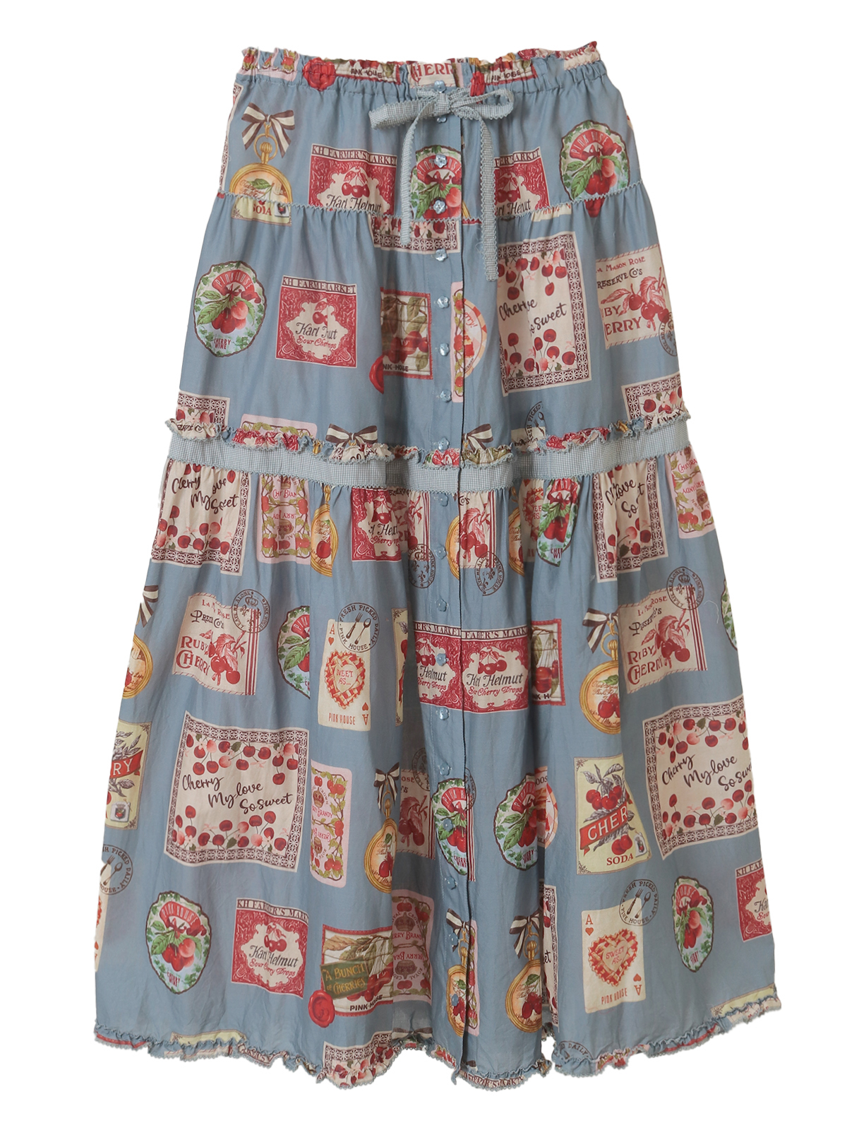 チェリープリントスカート｜ピンクハウスオフィシャルオンラインストア