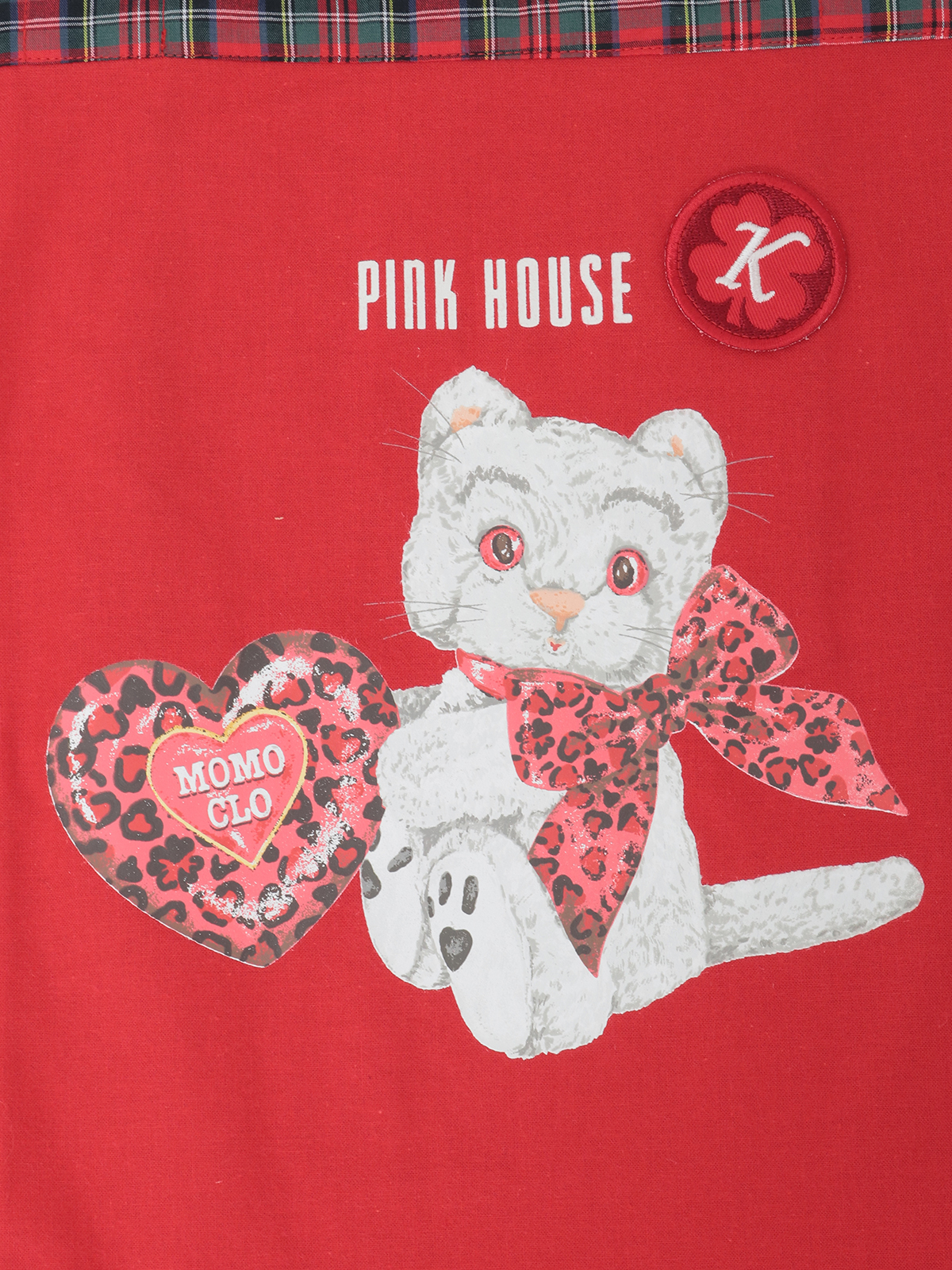PINK HOUSE×Momoclo テディ＆ネコプリントバッグ｜ピンクハウス