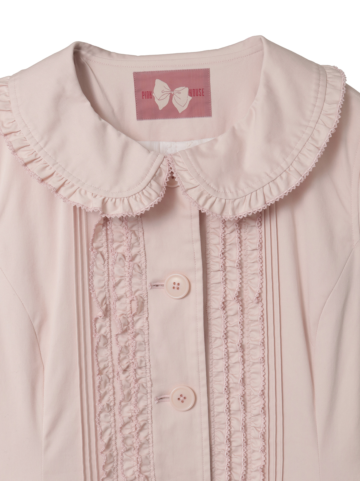 フリル使いティアードコート｜ピンクハウスオフィシャルオンライン