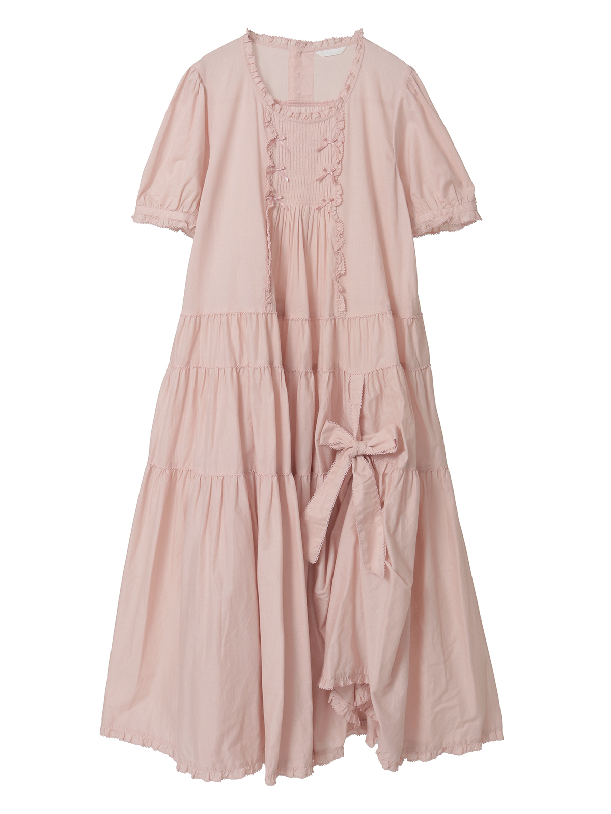 たくし上げリボン付きローンワンピース｜ピンクハウスオフィシャル