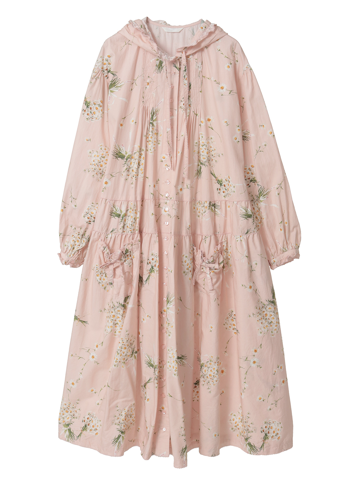 マーガレットブーケプリントミディワンピース｜ピンクハウス