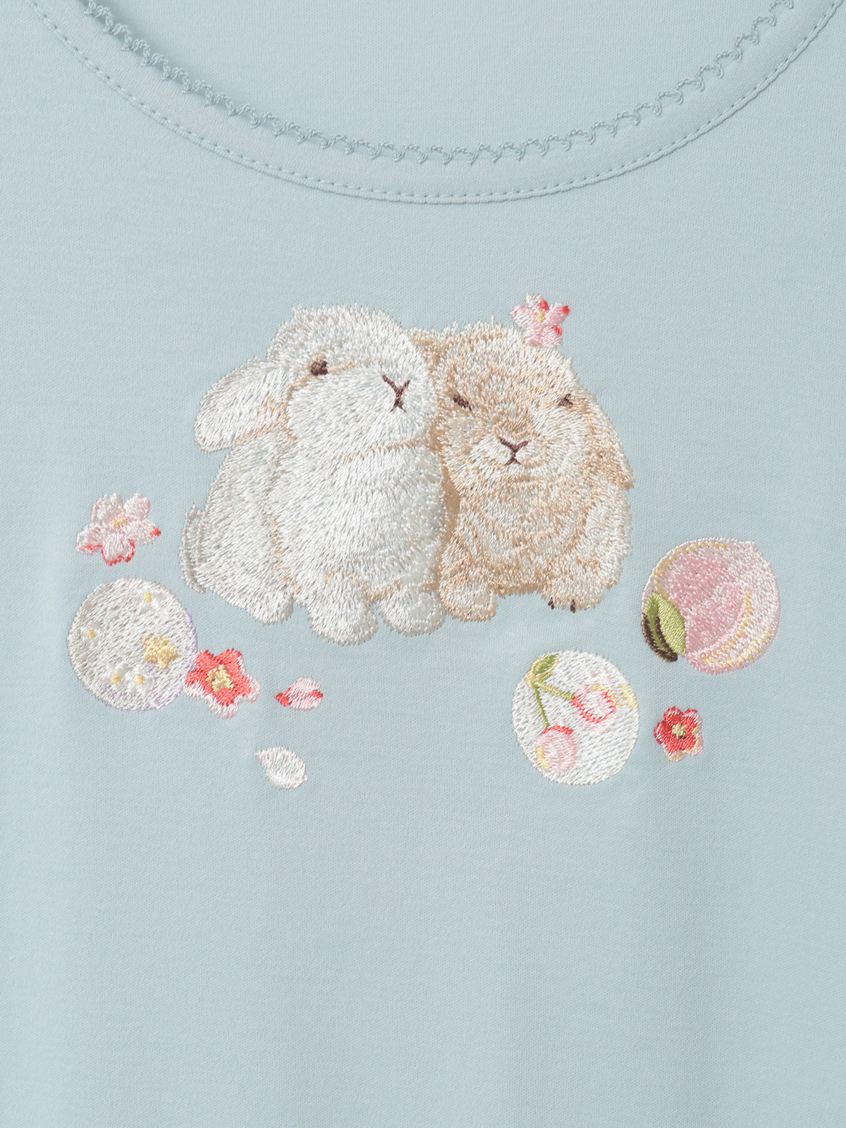 幸見うさぎ刺繍スムースワンピース｜ピンクハウスオフィシャル