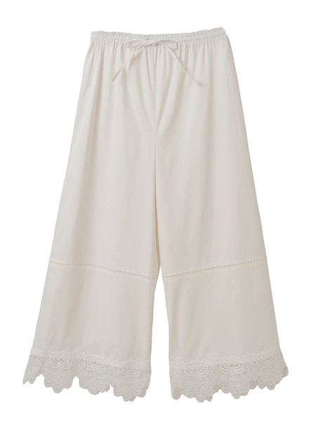 レース使いワイドパンツ｜ピンクハウスオフィシャルオンラインストア