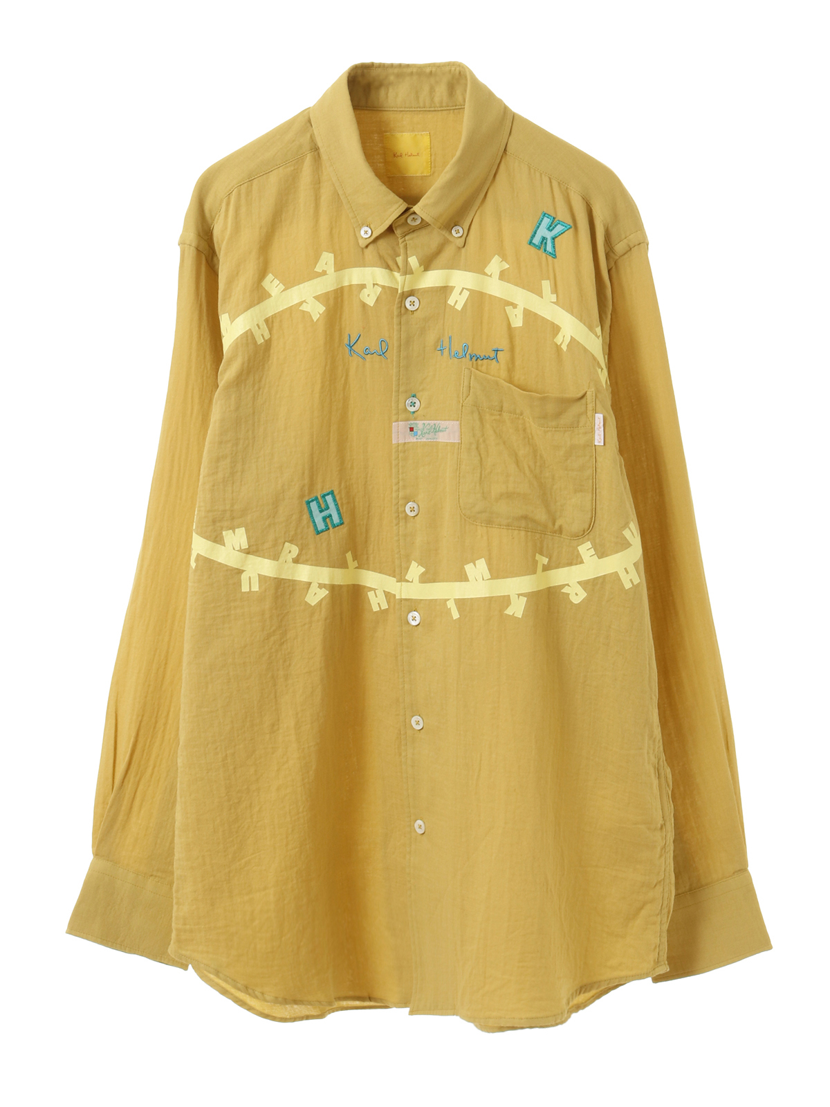 OUTLET】ロゴラインプリントシャツブラウス｜ピンクハウスオフィシャル