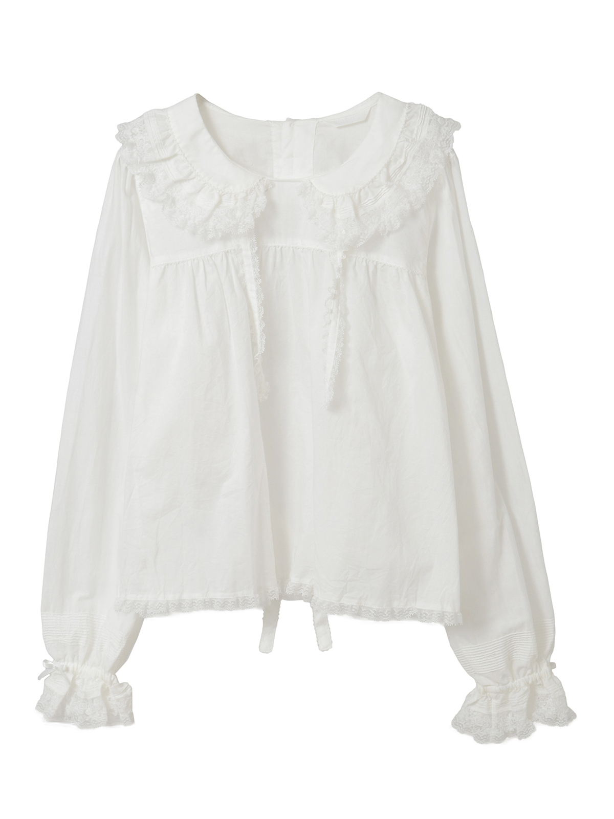 レース使い襟付きブラウス｜ピンクハウスオフィシャルオンラインストア