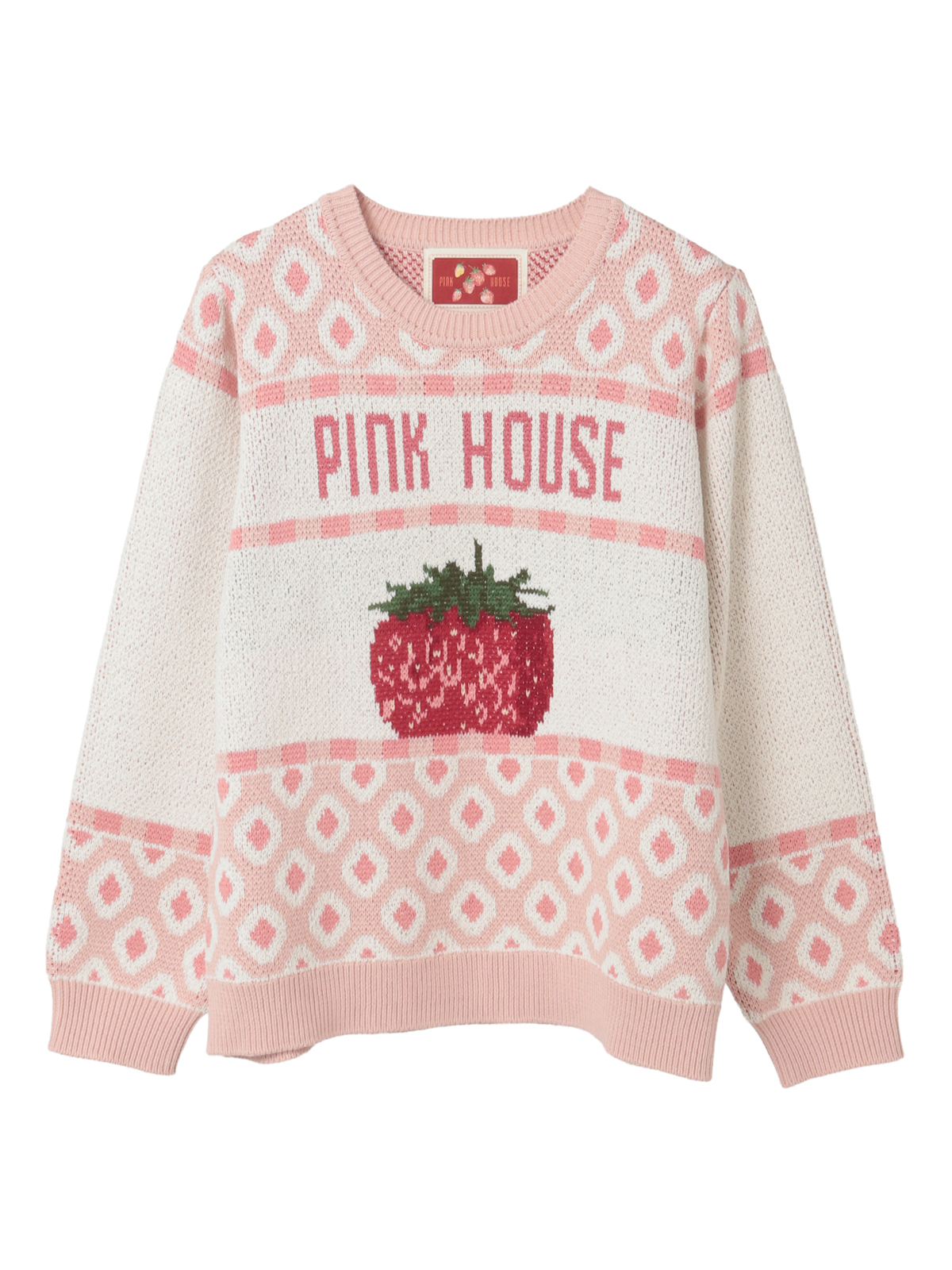 苺モチーフジャガードニット｜ピンクハウスオフィシャルオンライン
