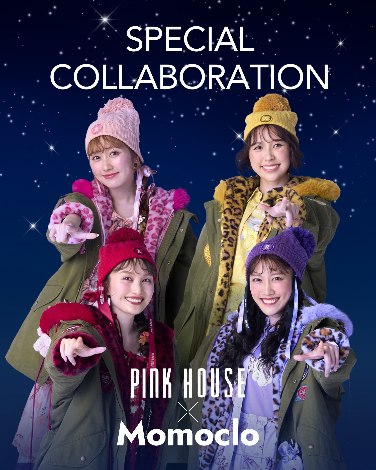 PINK HOUSE×Momoclo＞SPECIAL COLLABORATION 11/7(fri.)NEW