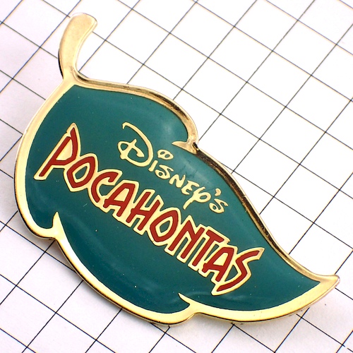 ピンバッジ・ポカホンタス葉っぱディズニー・257158