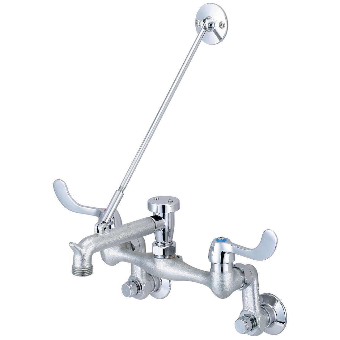 Central Brass Two Handle Wallmount Service Sink Faucet