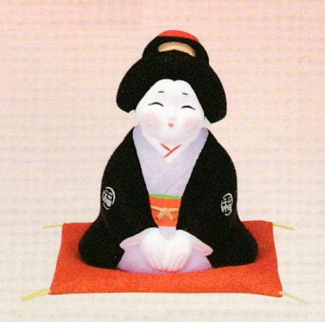 多くの福を招くお福人形とお多福人形の開運縁起置物 特価で通販