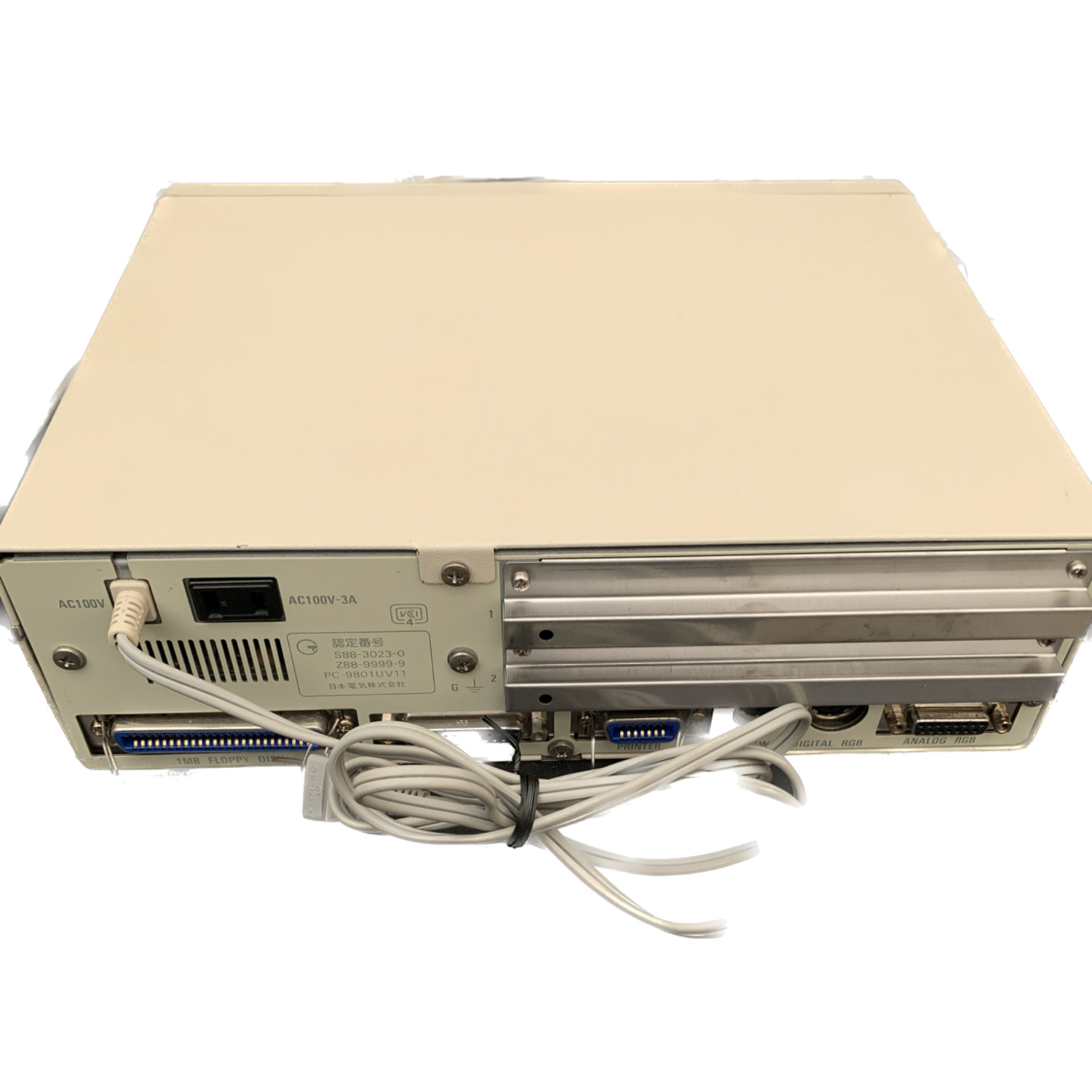 NEC PC-9801UV11 電源ON、FDD起動、26K音源の動作を確認済 NEC PC