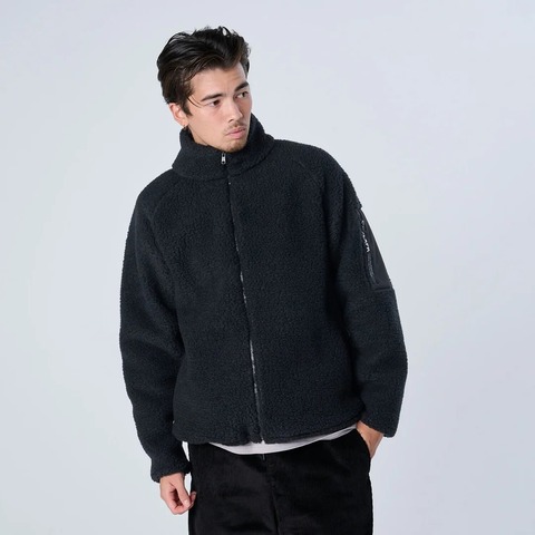 XBJK-PB 防風ボアフリースジャケット ＜ NO TARGET