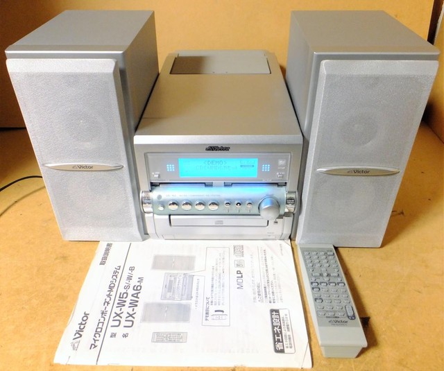 ビクター Victor CA-UXW5 UX-W5 マイクロコンポーネントMDシステム CD
