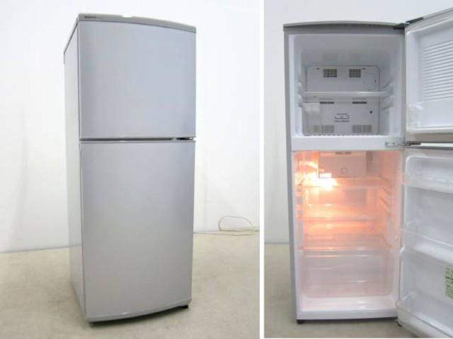 モリタ 140L 2ドア冷凍冷蔵庫 MR-F140C お買取 （ 冷蔵庫・冷凍庫）の