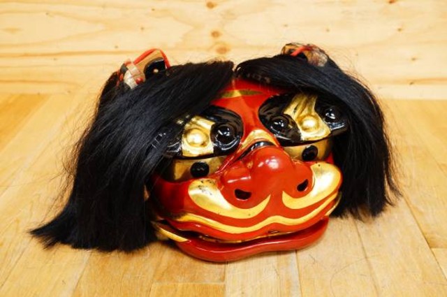 漆芸 獅子頭 獅子舞 （ その他アンティーク）の買取価格 （ID:299395