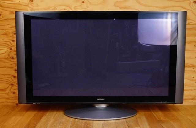 WOOO W55P-HR8000 55インチテレビ プラズマテレビ ジャンク品 J （売約