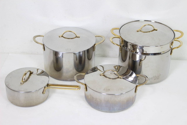 Velona GOLD ベローナ ゴールド 鍋4個セット なべ （ まとめて片付け