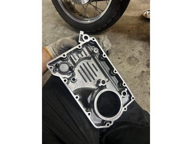 カワサキ ゼファー400 オイルパンガスケット交換 オイルフィルター