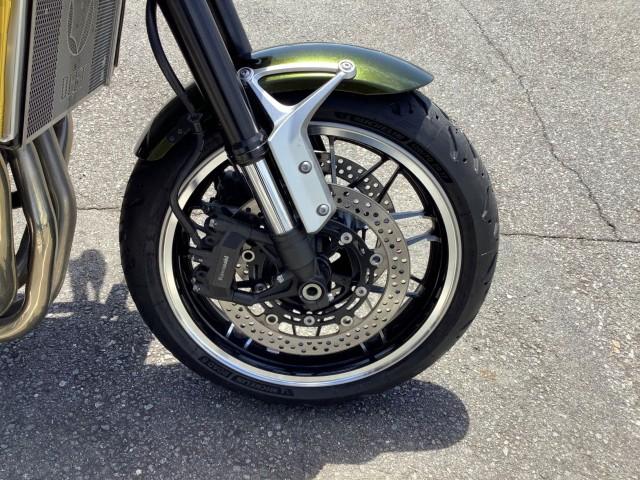 カワサキ Z900RS 前後タイヤ交換 ミシュラン ロード6 山梨県 甲府市