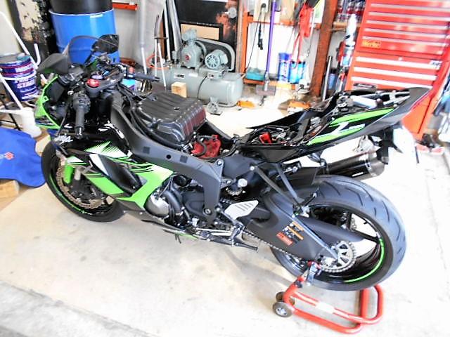Kawasaki Ninja ZX－6R 持ち込み部品取り付け