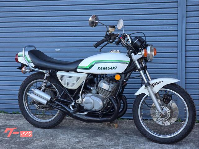 カワサキ KH250／ホワイトレインボー／爆竹チャンバー／BEET