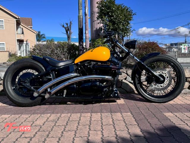 ヤマハ ドラッグスター400 ニューロッドブラック＆イエローフル