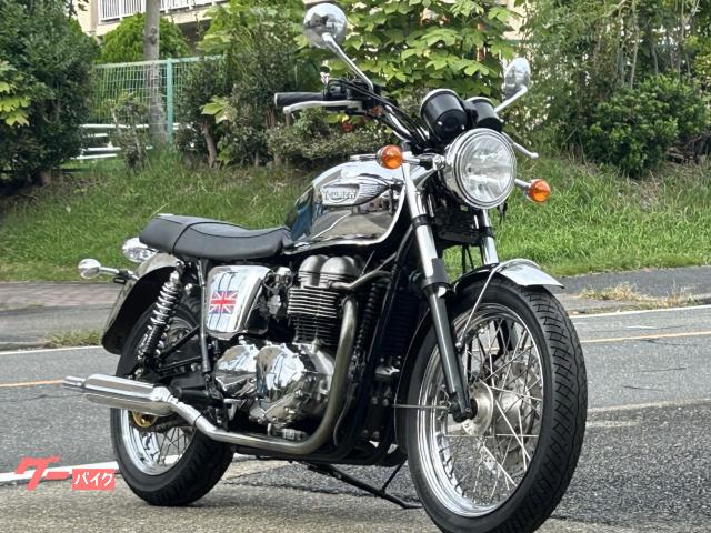 TRIUMPH ボンネビルT100 空冷キャブ 790CC メッキ外装