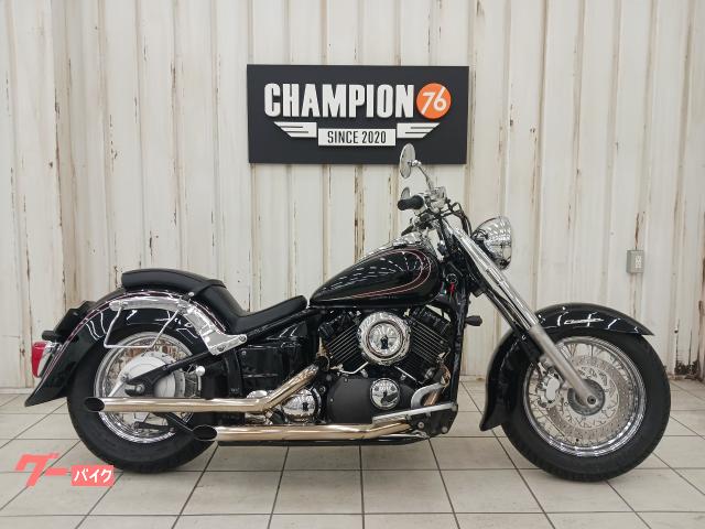 ヤマハ ドラッグスター400クラシック 車検対応社外マフラー バッグ