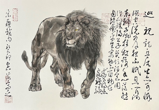 祥龙呈瑞丹青迎新——中国新汉画创始人王阔海作品鉴赏-艺术新闻-中国拍卖网