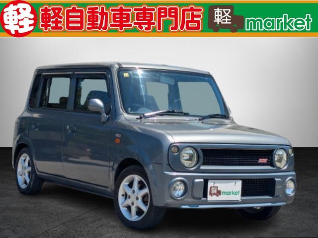 スズキ アルトラパン SS ターボ車 社外HDDナビ コラム4速ATの