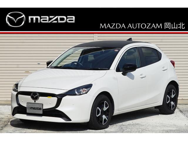 マツダ MAZDA2 15 BD ルーフフィルムブラック ドアミラー
