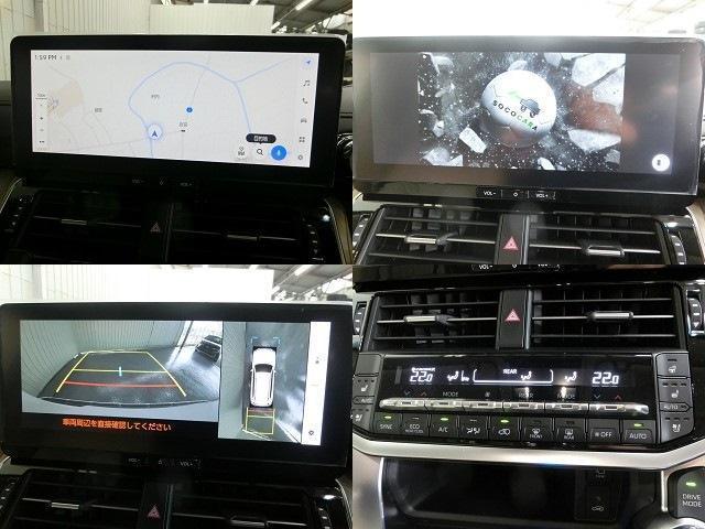 トヨタ ランドクルーザー ZX 純正12．3インチナビ・パノラミック