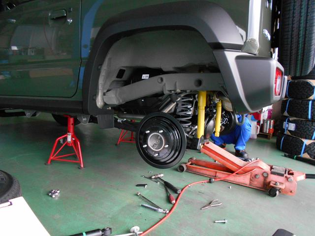 茨城県 水戸市ひたちなか市 新型ジムニー JB74シエラのインチアップ