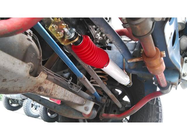 ジムニー JB23 RANCHO ランチョ ステアリングダンパー取り付け