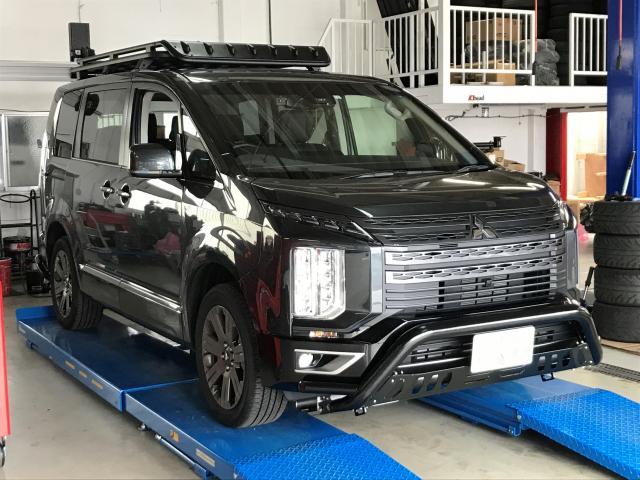 デリカD5 オートフラッグスパーツ取付｜グーネットピット