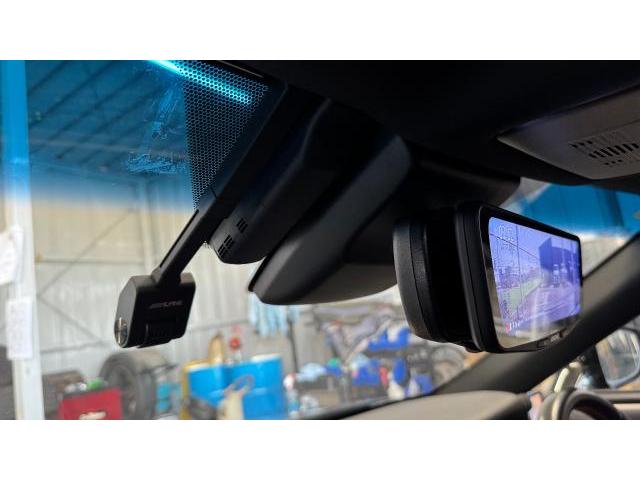 レクサス ES デジタルインナーミラー 取り付け アルパイン ミラー型