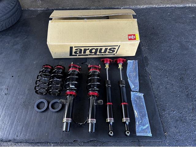 滋賀オートライフハノ マツダ「デミオ」(DY5W)の車高調取り付け