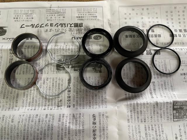 京都府 京田辺市 カワサキ 〔ZX-10R〕 フロントフォークメンテナンス