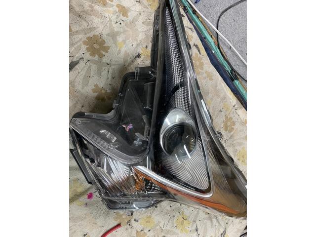 トヨタ 50プリウス インナーブラック LEDリング取り付け オレンジ